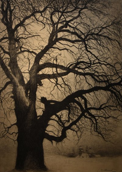 Léon Spilliaert (1881-1946) Puu talvella Brafa 2019 31-01-2019 31-01-2019 tekijältä Leon Spilliaert