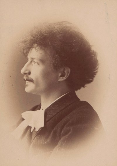 Muotokuva säveltäjä Ignacy Jan Paderewskista 1860-1941, 1890. tekijältä London . Photo studio Elliott and