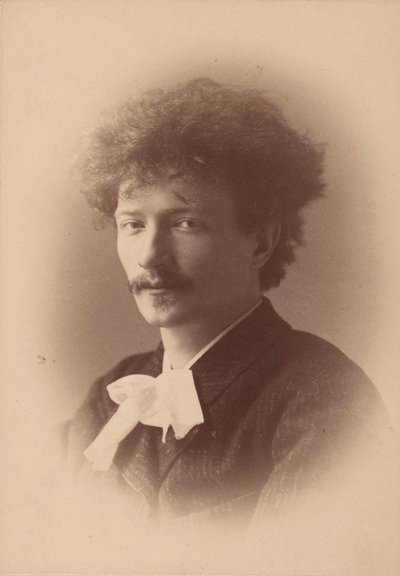 Muotokuva säveltäjä Ignacy Jan Paderewskista 1860-1941, 1890. tekijältä London . Photo studio Elliott and