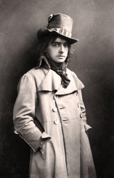 John Martin-Harvey 1863-1944, englantilainen näyttelijä, 1900-luvun alku. tekijältä London Stereoscopic and Photographic Co