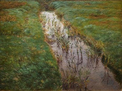 Oja, noin 1850 (öljy kankaalle) tekijältä Lorens Frolich