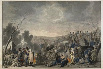 Grande Arméen vetäytyminen Moskovasta 1812, 1813 tekijältä Lorenz Rugendas