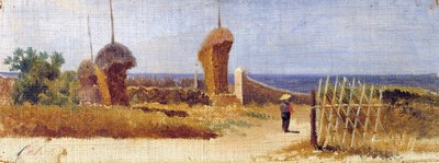 Castiglioncello, noin 1862-63 (öljy kankaalle ja pahville). tekijältä Lorenzo Gelati
