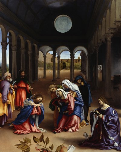 Kristuksen jäähyväiset äidilleen tekijältä Lorenzo Lotto