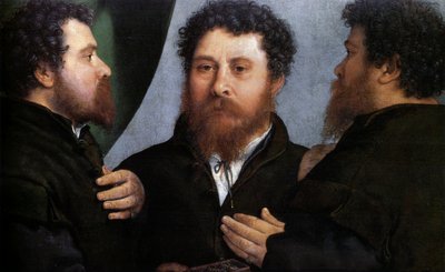 Kultaseppämuotokuva (Bartolomeo Carpan) tekijältä Lorenzo Lotto