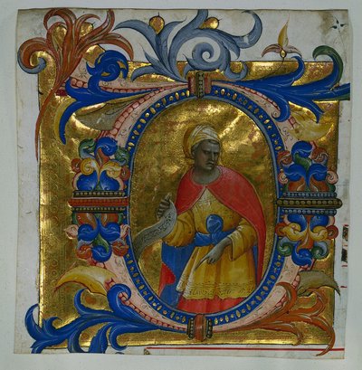 Alkuperäinen D[eus in loco], jossa profeetta erotettiin asteittaisesta, 1409-1010. tekijältä Lorenzo Monaco