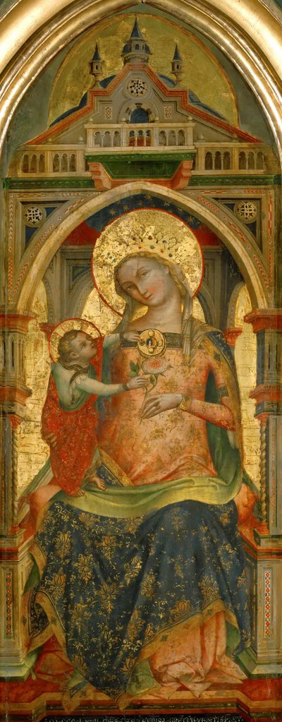 Madonna ja lapsi, 1372. tekijältä Lorenzo Veneziano