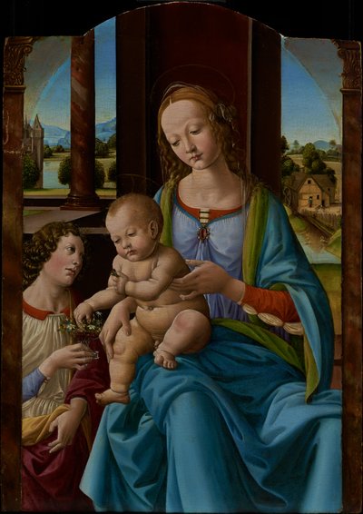 Madonna ja lapsi tekijältä Lorenzo di Credi (Lorenzo dAndrea dOderigo)