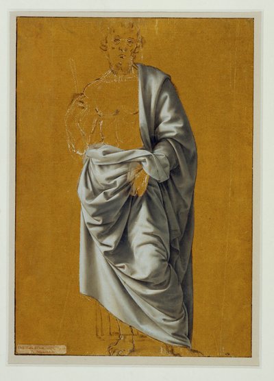 Pyhän Bartolomeuksen hahmon draperia koskeva tutkimus ... tekijältä Lorenzo di Credi