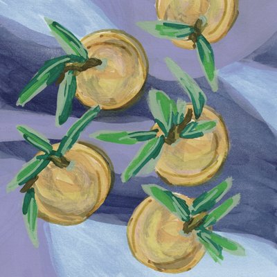 Pastellinkeltaiset klementiinit tekijältä Lori Ann Folz
