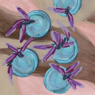 Violetti-siniset kukat tekijältä Lori Ann Folz