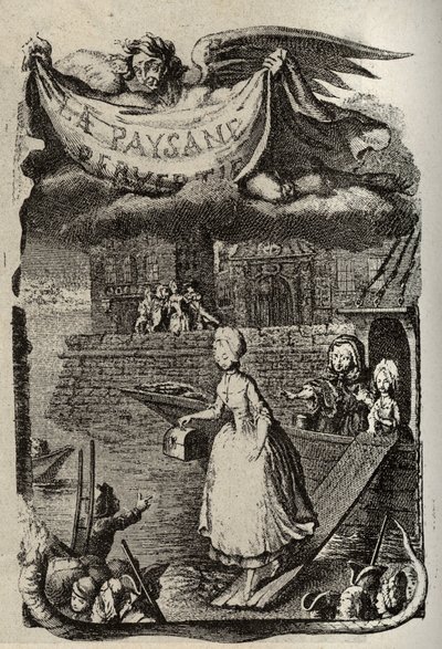Kuvitus ranskalaisen kirjailijan Restif de La Bretonnen (1734-1806) teokseen "Kertoutunut talonpoika tai kaupungin vaarat". Binet