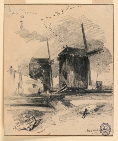 Tuulimyllyt tekijältä Louis Adolphe Hervier