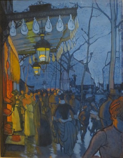 Avenue de Clichy: Clichy: Kello viisi illalla tekijältä Louis Anquetin