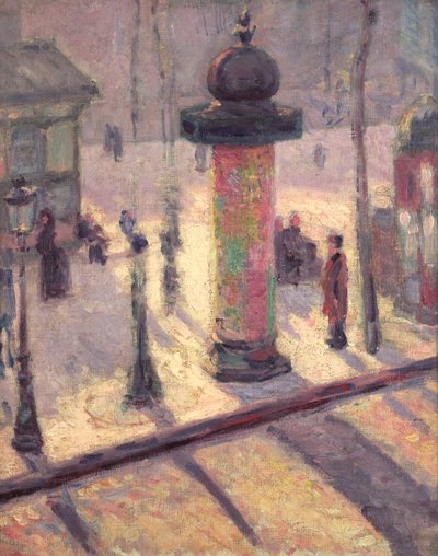 Kioski Boulevard Clichyllä, 1886-7 tekijältä Louis Anquetin