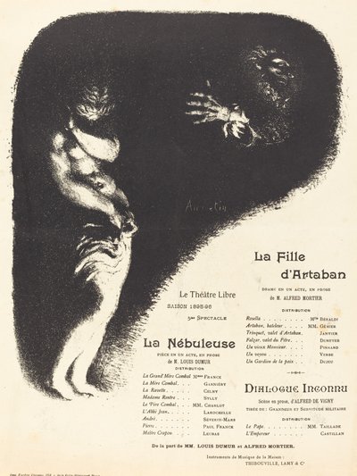 Artabanin tytär, Nebula, Tuntematon vuoropuhelu, 1896. tekijältä Louis Anquetin