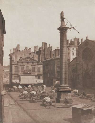Nimetön Place des Cordeliers, c. 1852-1853. tekijältä Louis Antoine Froissart