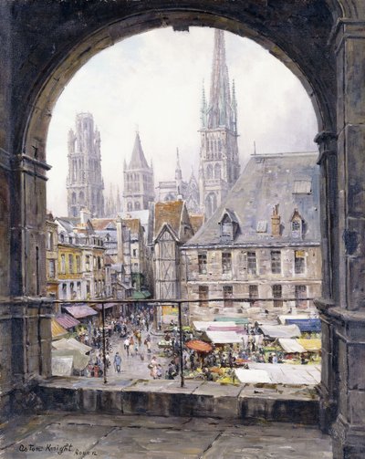 Markkinapaikka, Rouen tekijältä Louis Aston Knight