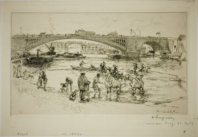 Pont Sullyssä tekijältä Louis Auguste Lepère
