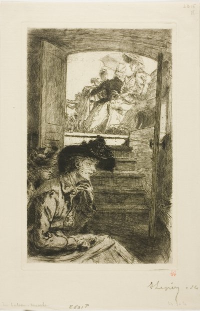 Bateau-Mouchessa tekijältä Louis Auguste Lepère