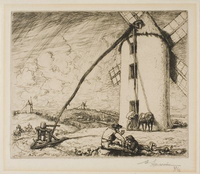 Le Moulin des Chapelles tekijältä Louis Auguste Lepère