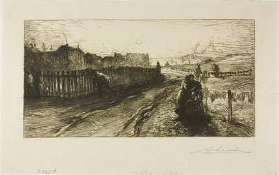 Ulkoseinät, Porte de Versaillesin portti tekijältä Louis Auguste Lepère