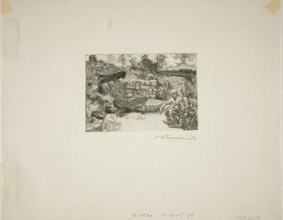 Louhimiehen maja tekijältä Louis Auguste Lepère