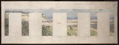 Bagnoletin kaupungintalon luonnos: Näkymä Bagnolet