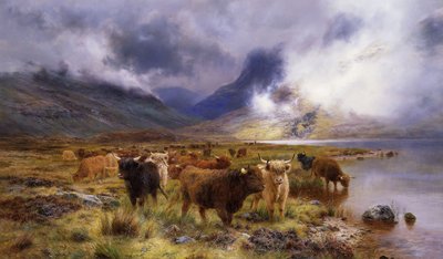 Glencoen kautta Way to the Tay, 1899 tekijältä Louis Bosworth Hurt