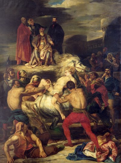 Mazeppa, 1827 tekijältä Louis Boulanger