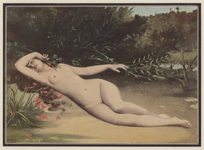 Terentia, roomalaisen valtiomiehen Marcus Tullius Ciceron vaimo (väri litho) tekijältä Louis Braun