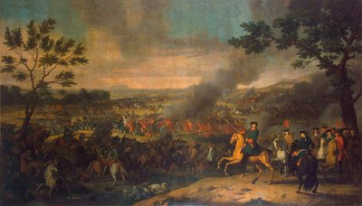 Poltavan taistelu 27. kesäkuuta 1709, 1717-1718. tekijältä Louis Caravaque