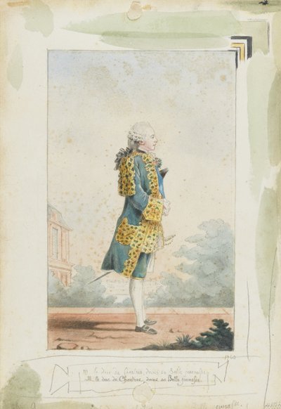 Louis Philippe II, Chartresin herttua 1747-1793, 1760 tekijältä Louis Carrogis dit Carmontelle