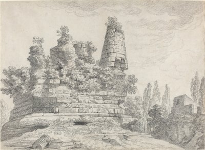 Horatii- ja Curatii-hauta Albanossa tekijältä Louis Chaix