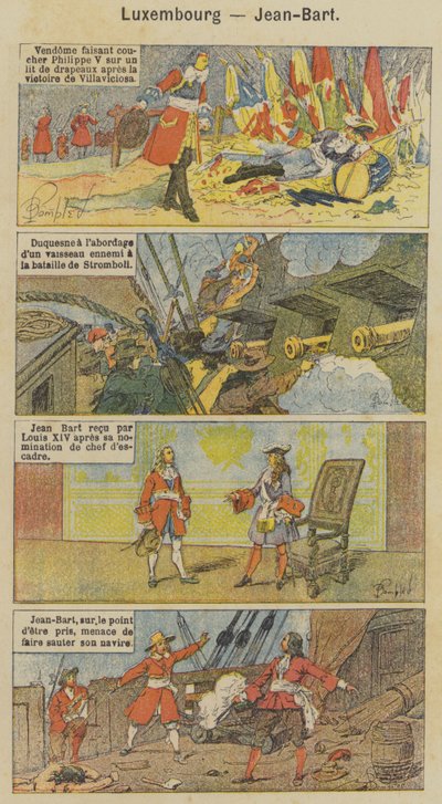 Luxemburg, Jean-Bart (väri litho) tekijältä Louis Charles (after) Bombled