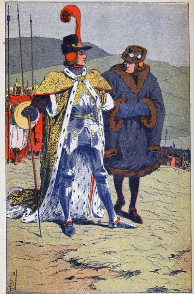 Ludvig 11:n ja kuningas Henrik IV:n haastattelu tekijältä Louis Charles Bombled