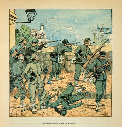 Eugene Sergentin Loiren armeija, sanoi Grenest, kuvittanut Louis Bombled (1862-1927) (Ranskan ja Saksan sota; kampanja 1870 -1871): Yksityinen kokoelma tekijältä Louis Charles Bombled