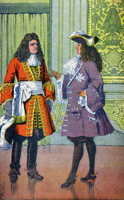 Ludvig XIV ja Marechal de Villars tekijältä Louis Charles Bombled