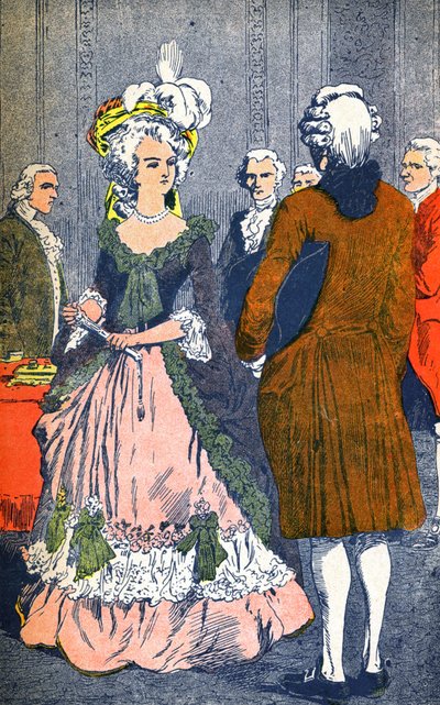 Marie Antoinette ja Augeard tekijältä Louis Charles Bombled