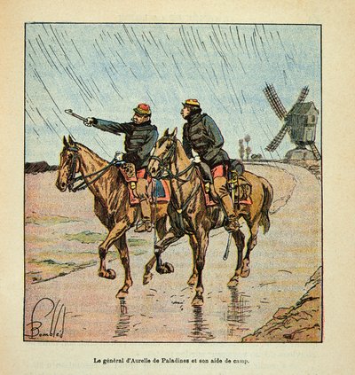 Eugene Sergeantin, Grenestin, Loiren armeija, kuvittanut Louis Bombled (1862-1927) (Ranskan ja Saksan sota; kampanja 1870 -1871): kenraali d
