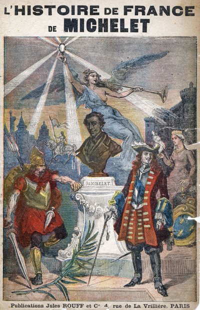 Ranskan historia, Michelet, n. 1900 (kuva) tekijältä Louis Charles Bombled