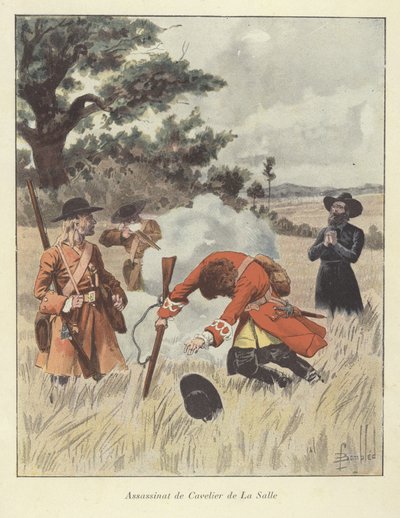 Rene-Robert Cavelier de la Sallen murha, 1687 tekijältä Louis Charles Bombled