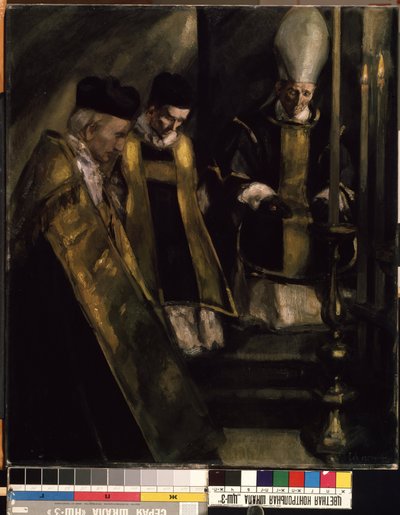 Requiem Mass 20. vuosisata (maalaus) tekijältä Louis Charles Crespin