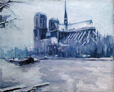 Notre-Dame tulvien aikaan tekijältä Louis Degallaix