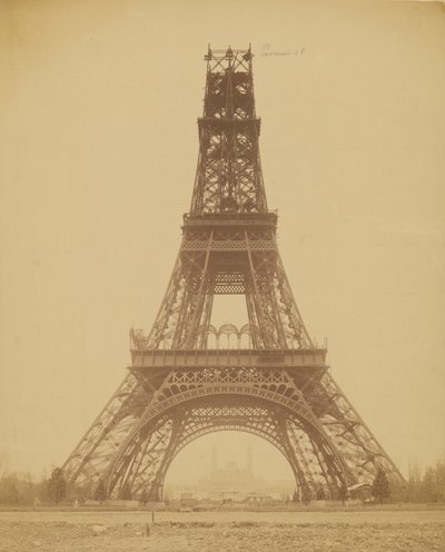 Eiffel-tornin rakentaminen tekijältä Louis Emile Durandelle