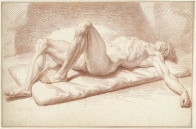 Mies alaston, makaa selällään tekijältä Louis Fabritius Dubourg