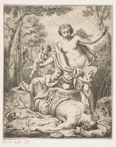 Venus ja Adonis tekijältä Louis Fabritius Dubourg