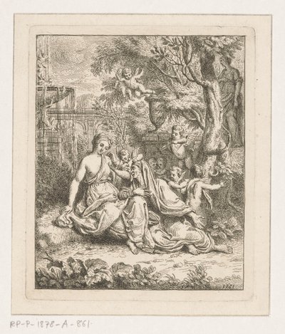 Vertumnus en Pomona tekijältä Louis Fabritius Dubourg