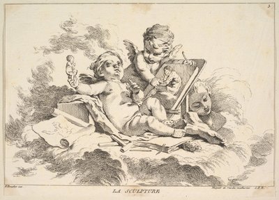 Veistos. tekijältä Louis Felix de la Rue