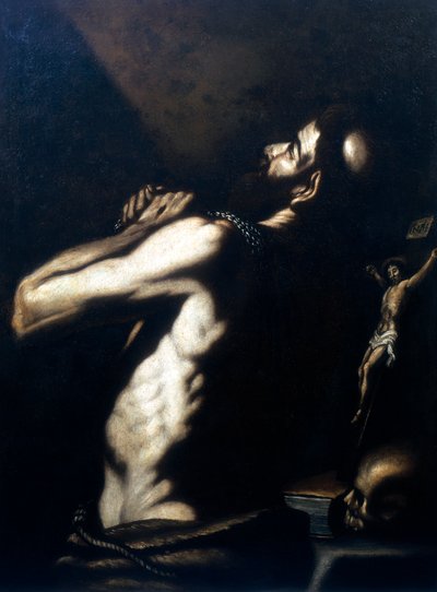 "St Jerome", 1500-luvun loppu - 1600-luvun alku tekijältä Louis Finson